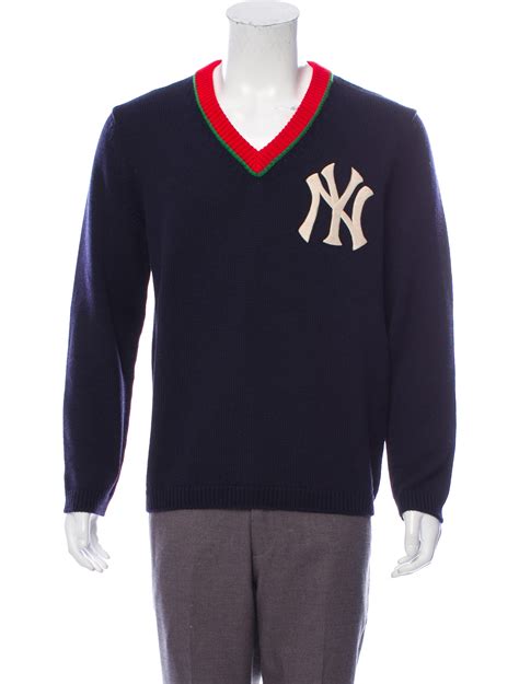 yankees gucci sweater|ny yankees gucci jacket.